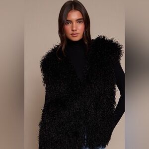 UGG Mongolian sheep fur vest